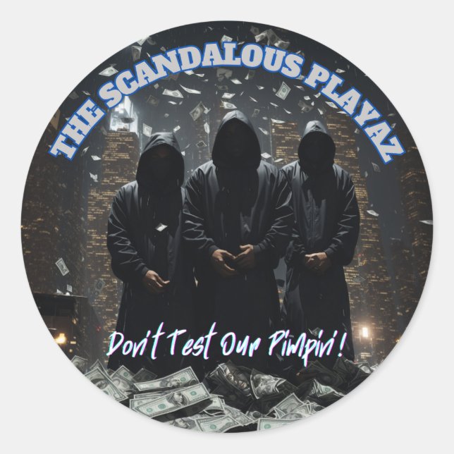 Stickers Playaz Scandaleux (Devant)