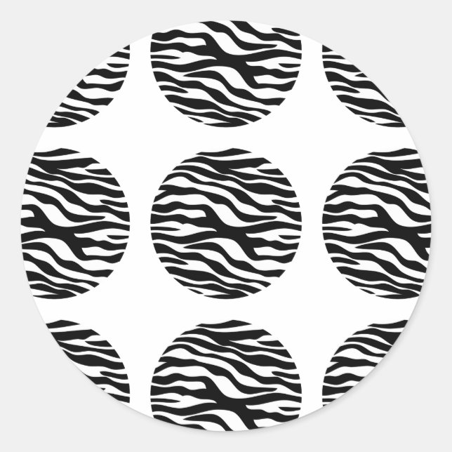 Stickers Pois Zebra (Devant)