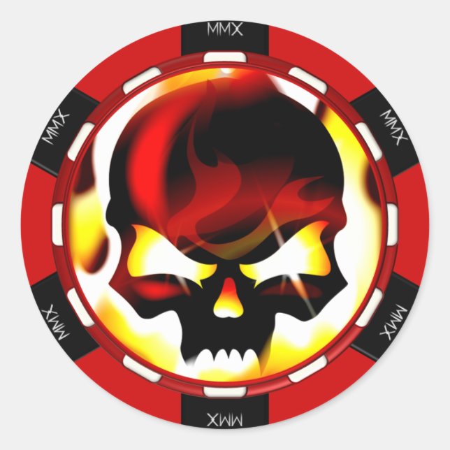 Stickers Poker Théorie Blindée (Devant)