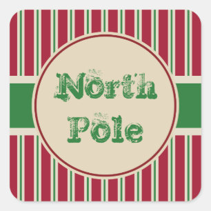 Stickers Pôle Nord vintage