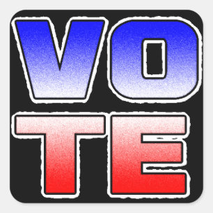 Stickers politiques d'élection VOTE