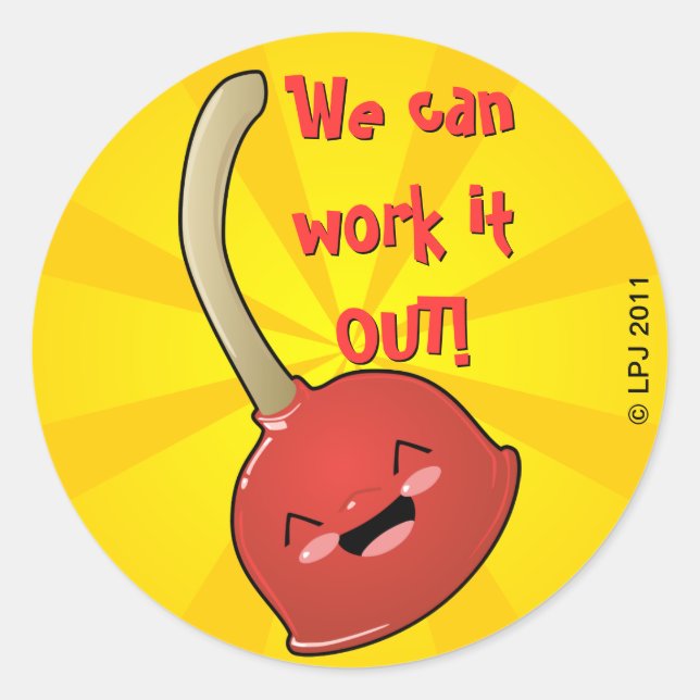 Stickers Polly Plunger (Devant)