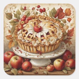 Stickers Pomme à tarte automne