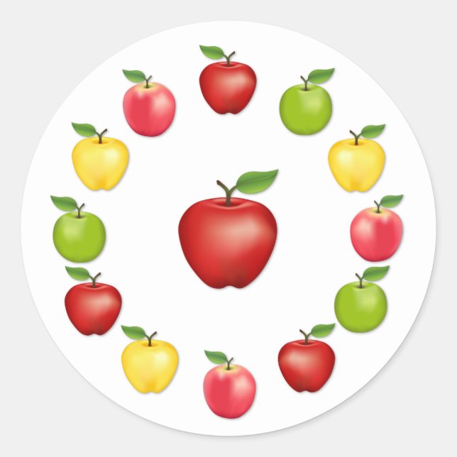 Stickers Pommes (Devant)