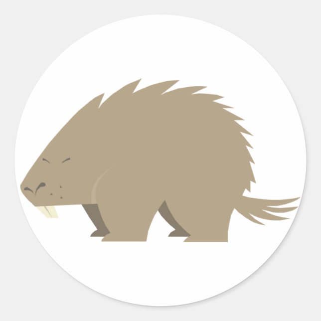 Stickers Porcupine mignon (Devant)