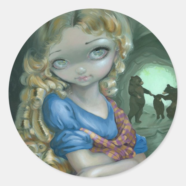 Stickers "Portrait de Goldilocks" (Devant)