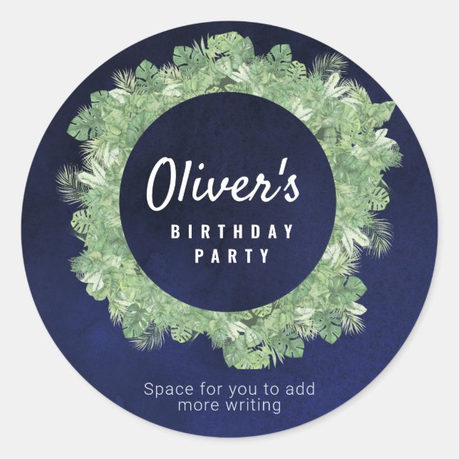 Stickers pour anniversaires (Devant)