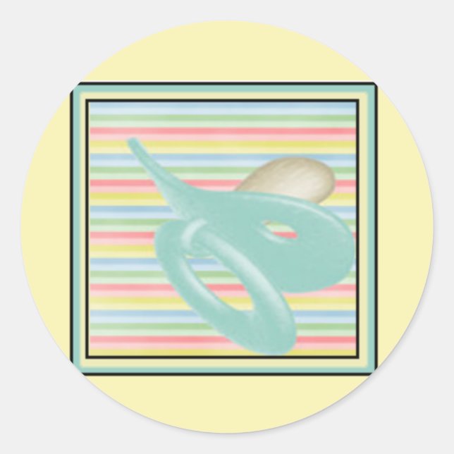 Stickers pour bébés et joints d'enveloppe (Devant)