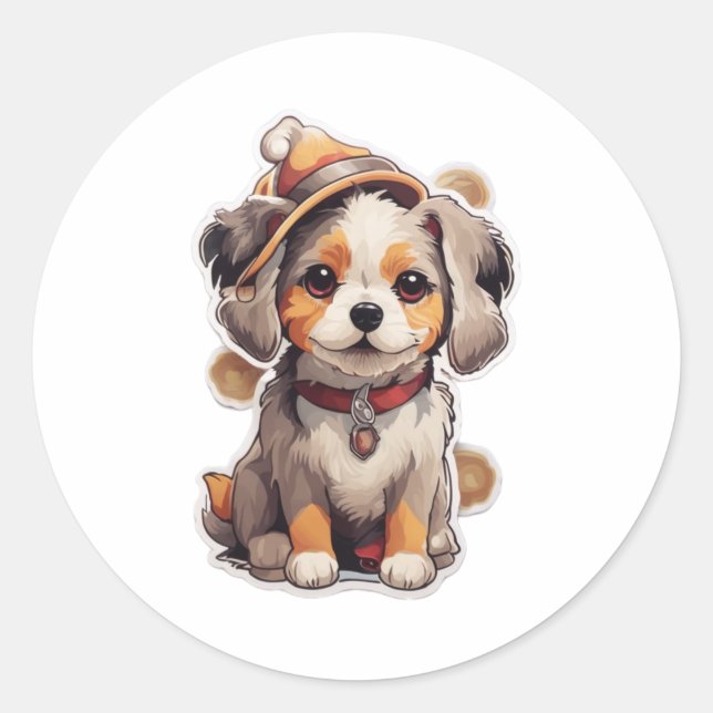 Stickers pour chien unique mignons (Devant)