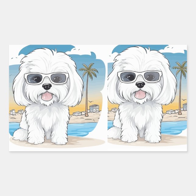 Stickers pour chiens filles (Devant)