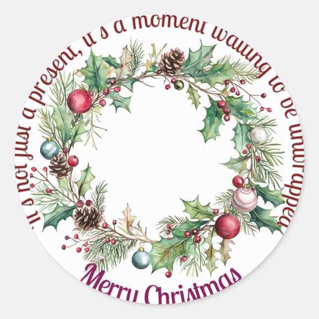 Stickers pour emballage cadeau (Devant)