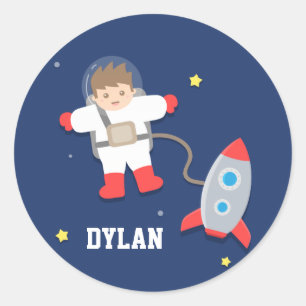 Stickers pour enfants astronautes de Rockship