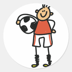 Stickers pour enfants de soccer
