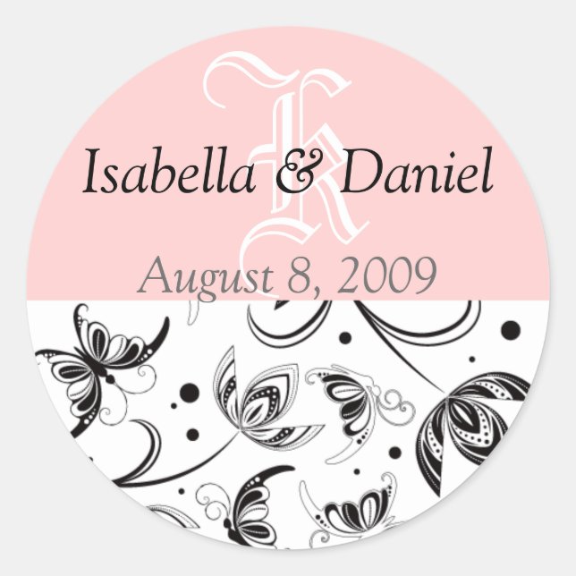 Stickers Pour Invitations De Mariage (Devant)