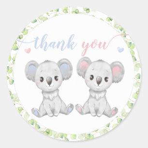 Stickers pour Koala Gender Reveal Party.