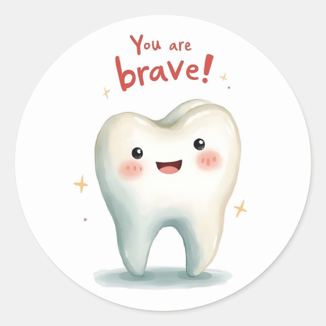 Stickers pour les petits patients dentistes (Devant)
