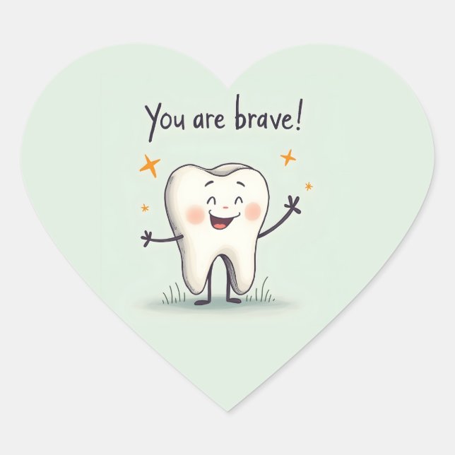 Stickers pour les petits patients dentistes (Devant)