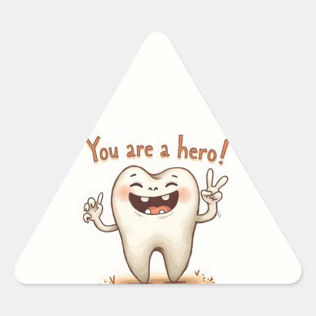 Stickers pour les petits patients dentistes (Devant)