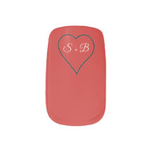 Choisissez le coeur d'initiales personnalisé par