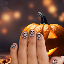 Halloween Skuls & Rose Éffrayant Dusty Rose