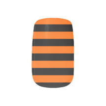 Halloween Sorcière style orange et noir rayures