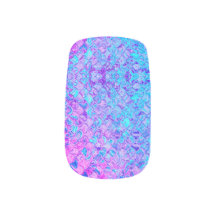Mermaid Scales Blues, Minx Rose Art Nail
