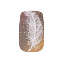 Peinture simple de plume blanche