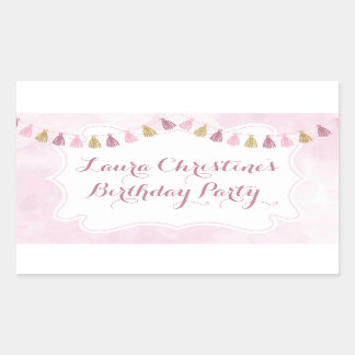 Stickers pour une fête d'anniversaire