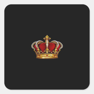 Stickers pourcentage/Couronne-reine-princesse King
