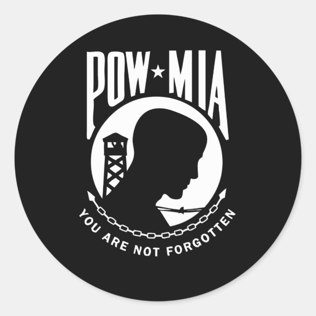 Stickers POW MIA (Devant)