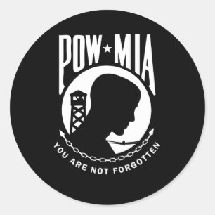 Stickers POW MIA