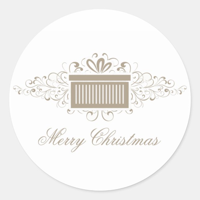 Stickers Présents Des Fêtes, Latte (Devant)