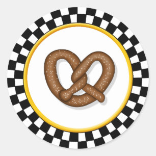 Stickers Pretzel & Round Checkerboard