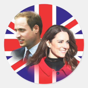 Stickers Prince William & Kate Middleton