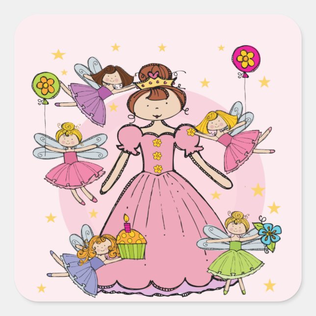 Stickers Princess Fairy (Devant)