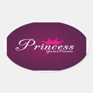 Stickers Princess Oval