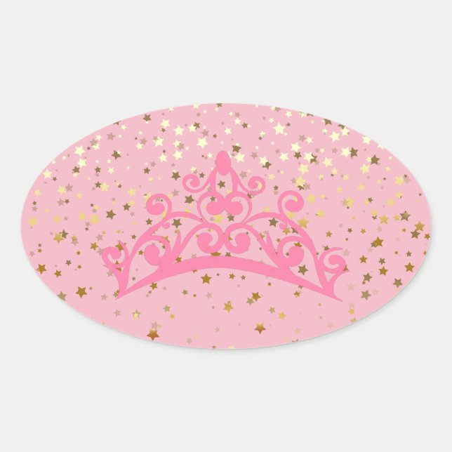 Stickers Princess Tiara & Stars (Devant)