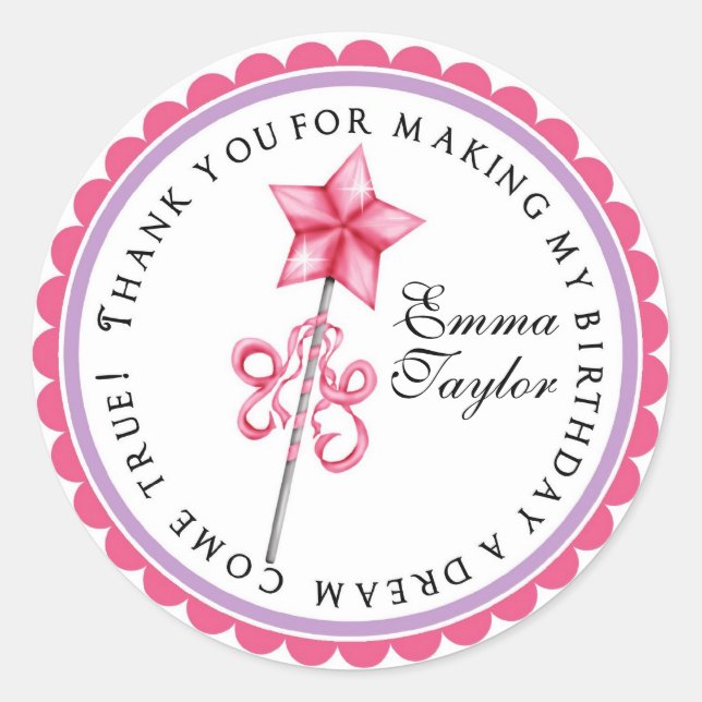 Stickers Princess Wand (Devant)