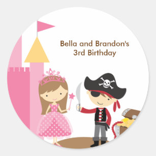 Stickers Princesse et Pirate