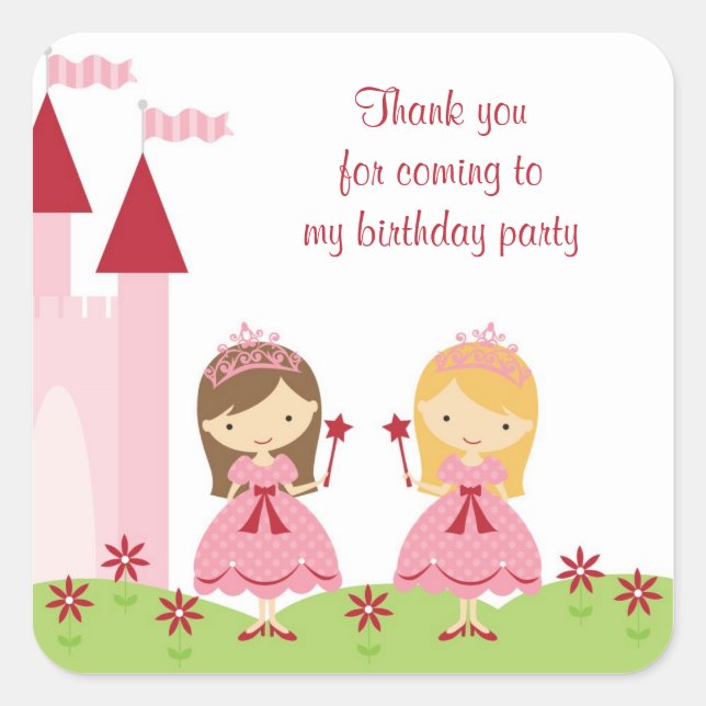 Stickers Princesse Sucrée (Devant)