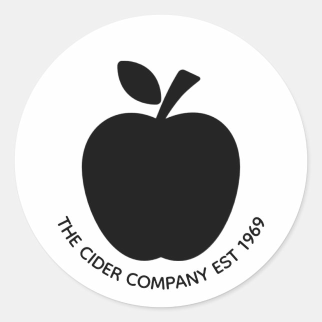 Stickers promotionnels professionnels - The Cider  (Devant)