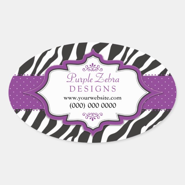 Stickers promotionnels Purple Zebra (Devant)