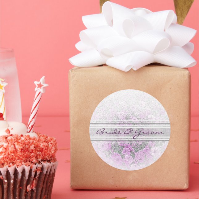 Stickers Purple Petunia Élégant (Fête)