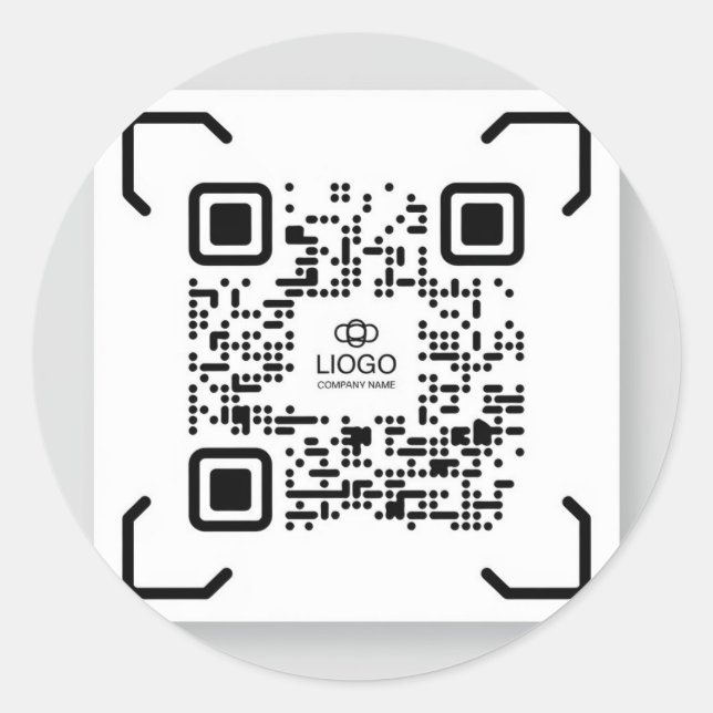 Stickers QR minimalistes les plus recherchés (Devant)
