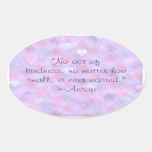 Stickers Qualité Aesop Kindness