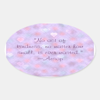 Stickers Qualité Aesop Kindness