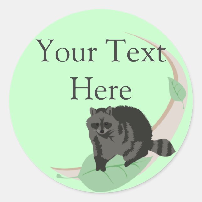 Stickers Raccoon (Devant)
