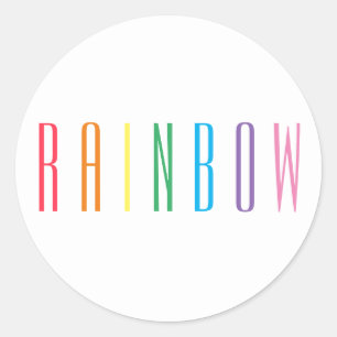 Stickers RAINBOUR Grand rond