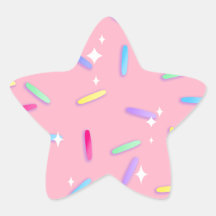 Stickers Rainbow Sparkle Star