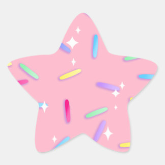 Stickers Rainbow Sparkle Star